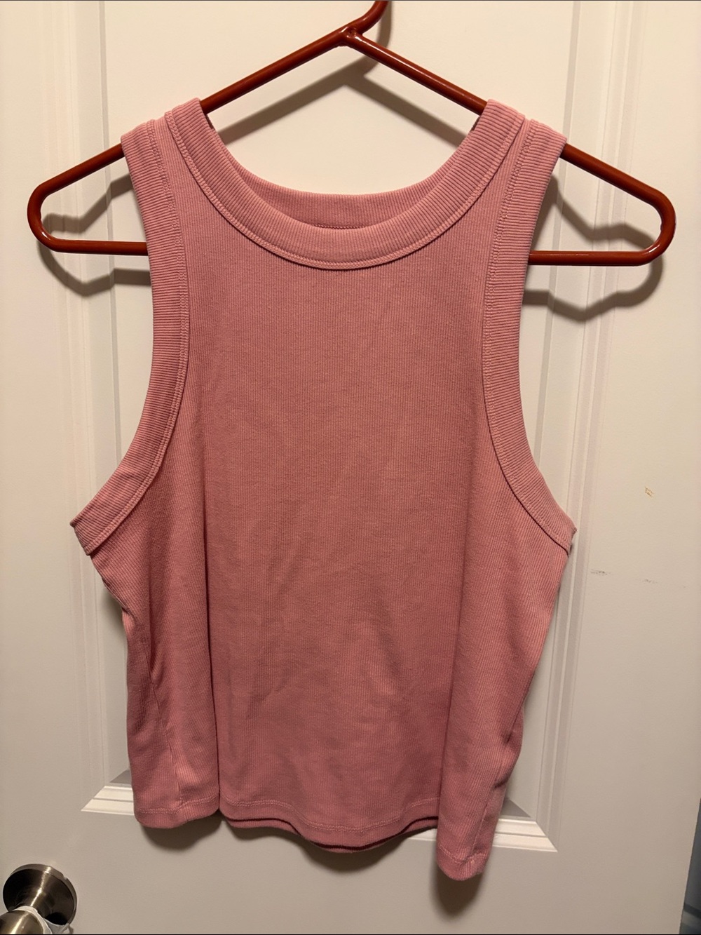 Old Navy Sleeveless Ribbed Tank - Dusty Rose